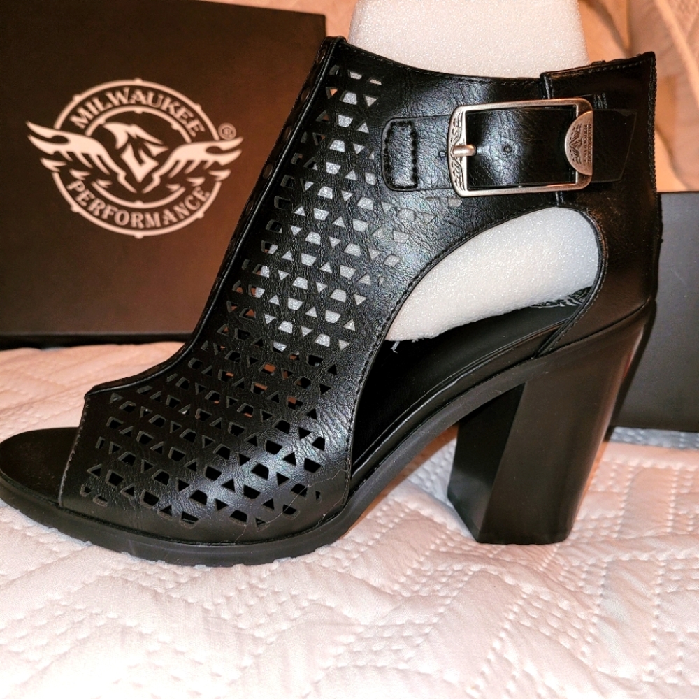 New in Box Harley Davidson Type Heels